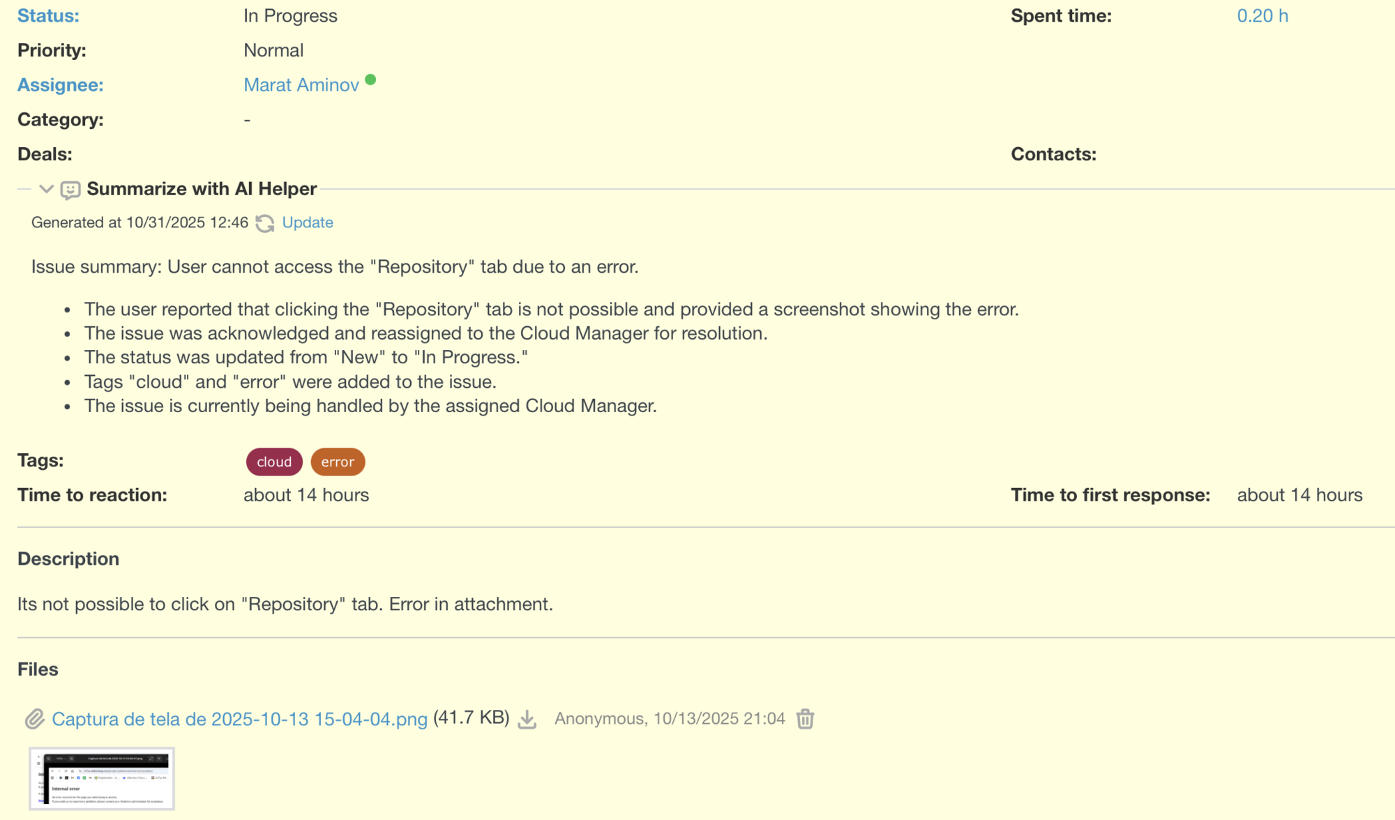 Redmine AI assistant plugin