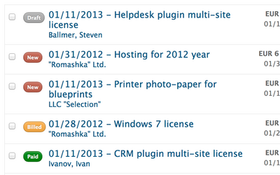 Invoices Plugins Redmine