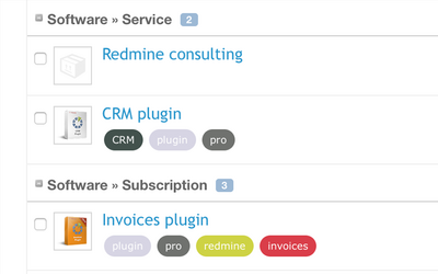 Products Plugins Redmine
