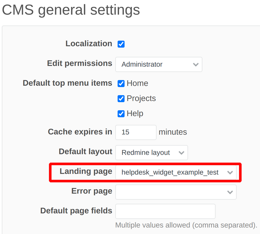 Helpdesk widget via CMS plugin | RedmineUP Help | Helpdesk plugin ...
